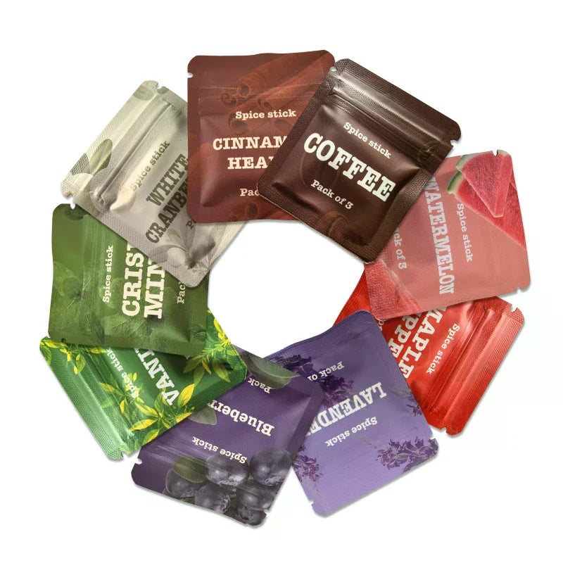 3Pcs/Bag Quit Smoking Inhaler Energy Bar Smokeless Essential Oil Flavors Aromatherapy Aromaterapi Artifact Device Replace Stick